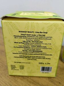 Bodess Beauty Lime Bar Soap 3-in-1
