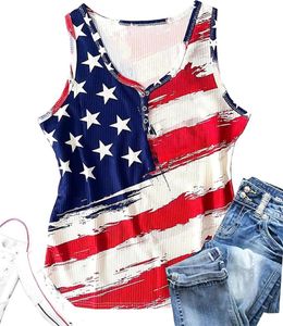 American Flag Tank Top