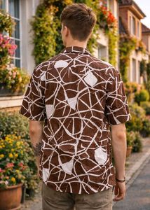 Men's Short Sleeve Printed Shirt