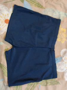 Navy &amp; Yellow Striped Swimming costume