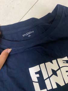 Navy Blue Graphic Tee