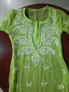 offer only for today!!Embroidered Chikankari Kurta