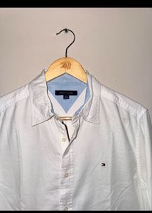 Tommy Hilfiger Men's White Button-Down Shirt