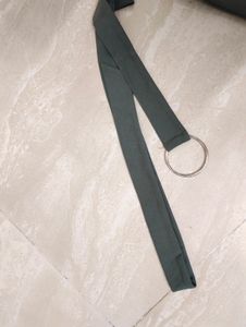 Olive Green Co-ord Set With Belt