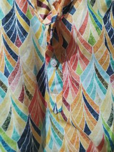Vibrant Abstract Print Kurta