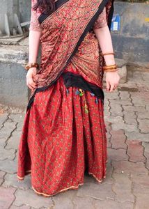 Beautiful Red Maxi Skirt