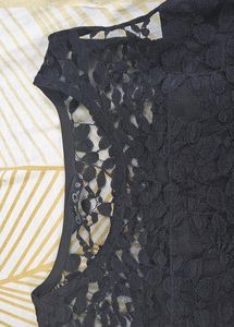 New Black Net Short Kurti
