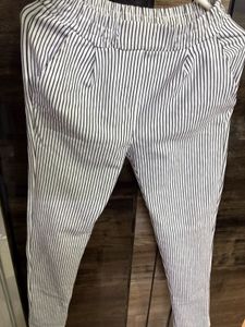 Striped High Waisted Trousers