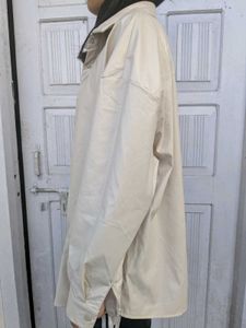 Beige Overshirt Jacket
