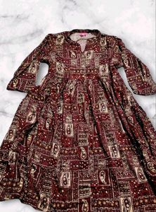 Boho Print Midi Dress