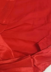 Stunning Red Embroidered Ethnic Gown
