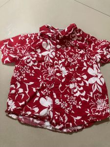 Cute Floral Baby Shirt