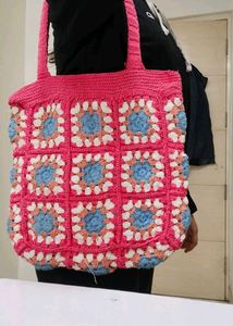Chunky Crochet Tote Bag