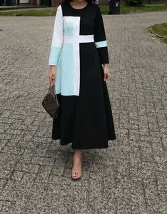 Color Block Midi Dress With Free Gift 🎁