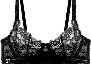 Elegant Black Lace Bra with brief 👍