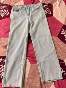 Light Wash Wide Leg Jeans