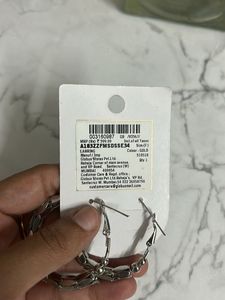 GLO Accessories Silver Hoop Earrings