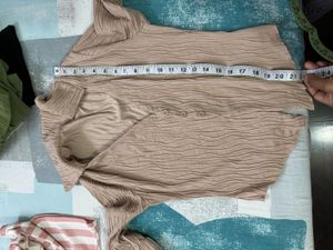 Textured Bell Sleeve Crop Top