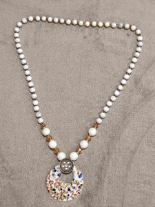 Unique Beaded Statement Necklace