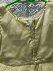Cute Yellow Girls' Dress