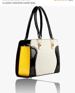 Chic Classic Color Block Handbag