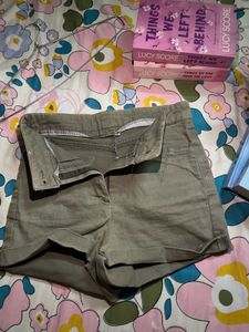 Stylish Olive Green Shorts