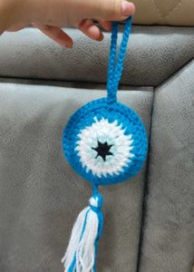 Crocheted Evil Eye 🧿 Car Charm 😍💓