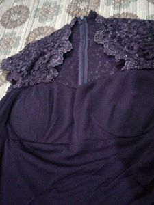 Elegant Purple Maxi Dress
