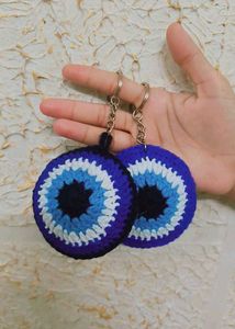 Handmade Crochet Sunflower Keychain