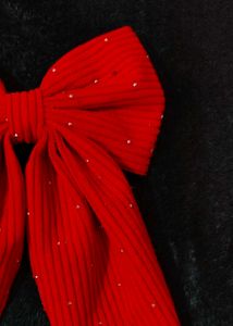 🎀Red Polka Dot Hair Bow