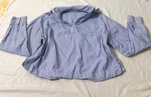 Cropped Striped Shirt 38_42