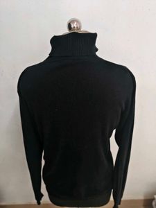 Classic Black Turtleneck Top
