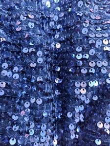 Pretty Blue Sequin Gown -20% discount now