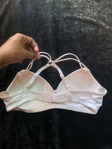 branded White Everyday Bra