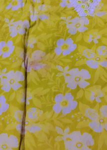 Vibrant Yellow Floral Kurta