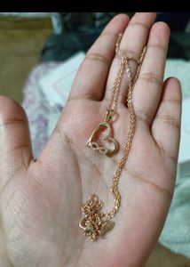 Anushka Sharma Heart Infinity Necklace