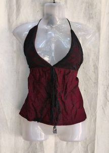 Gothic Lace Halter Top