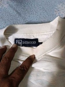 Men's Cream Crewneck Sweatshirt