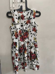 Floral Print Sleeveless Dress