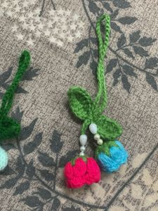 Handmade Crochet Hair Clips