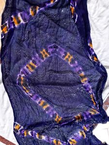 Embellished Purple Dupatta