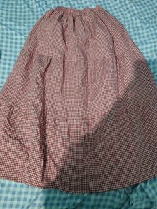 combo🔥Chic Tiered Skirt &amp; Puff Sleeve Top Set