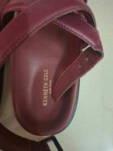 Stylish Burgundy Leather Sandals