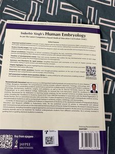 Inderbir Singh's Human Embryology 14th Edition