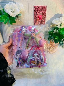 Cute Anime Character Accessories Set
