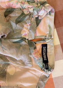 SASSAFRAS Floral Dress(Above Knee Length)|Size XS