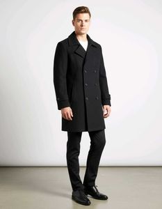 Stylish Black Trench Coat