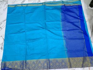Elegant Blue Saree