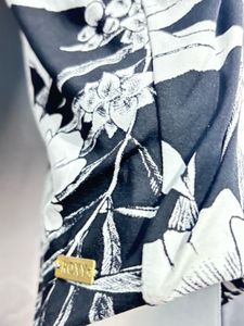 Monokini Swimsuit with Tropical Print