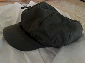 Women's Grey Newsboy/Baker Boy Cap | Soft &amp; Stylis
